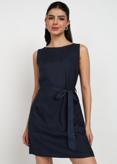 “Midnight Meadow” Rayon Twill Mini Dress