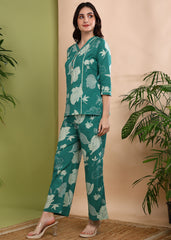 "Garden Whispers" Pure Cotton Co-ord Set