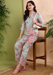 "Blush Meadow" Pure Cotton Co-ord Set