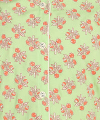 "Minty Mischief" Viscose Printed Night Suit