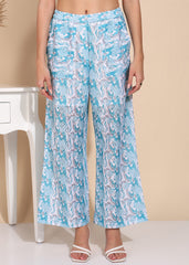 "Skywave Trio" Printed 3-Piece Co-ord Set