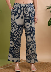 "Ink Ikat" Co-ord Set – Timeless Comfort Meets Bold Print