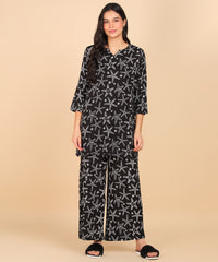 "Ocean Drift" Rayon Printed Co-ord Set