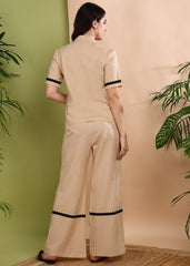 "Sand Bloom" Cotton Flex Co-ord Set