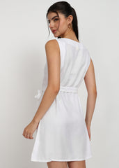 Women White Mini Dress