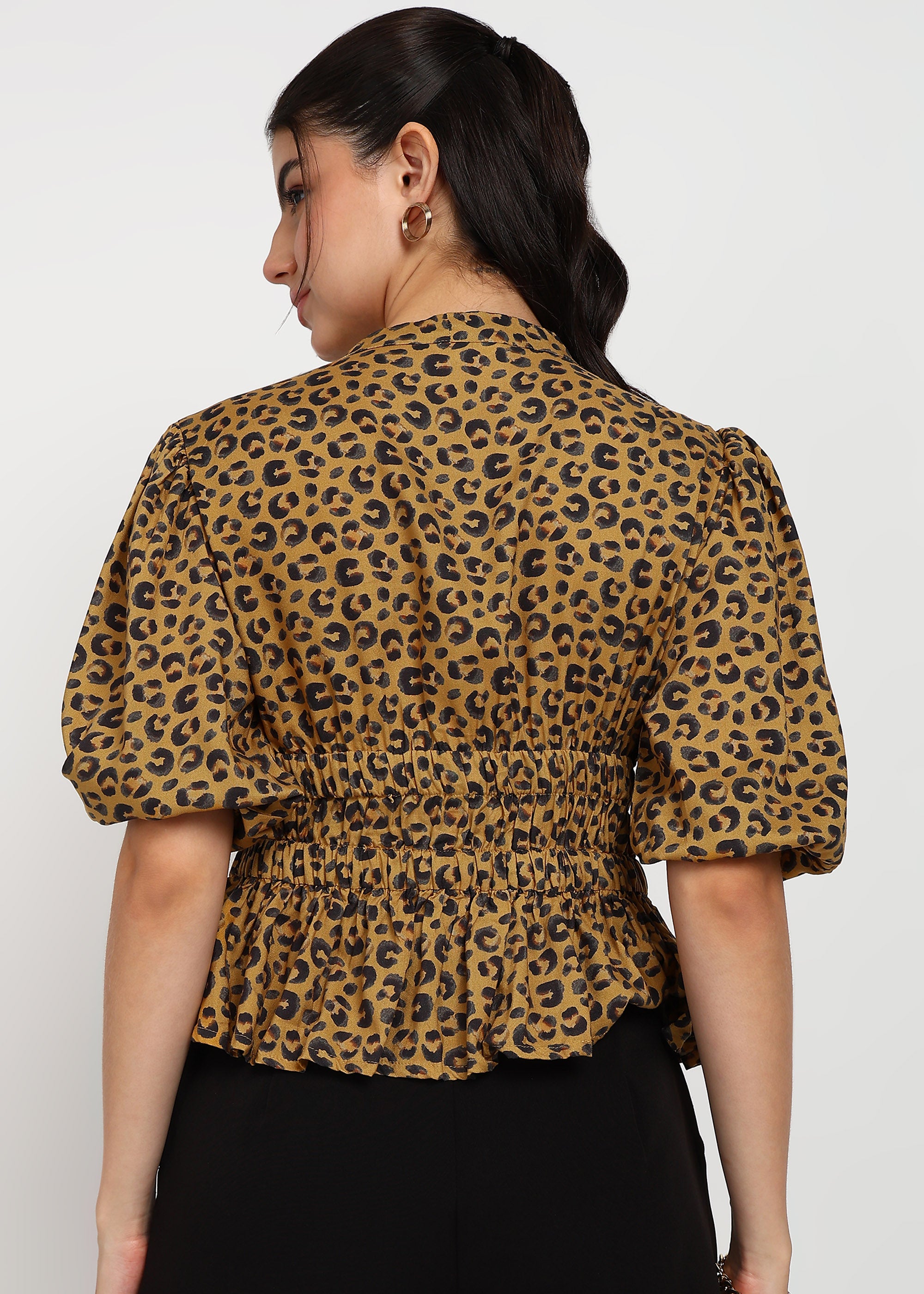 Women Leopard Printed Top