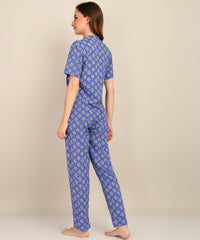 "Daisy Dusk" Viscose Printed Night Suit