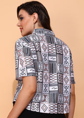 "Tribal Whimsy" Oversized Shirt