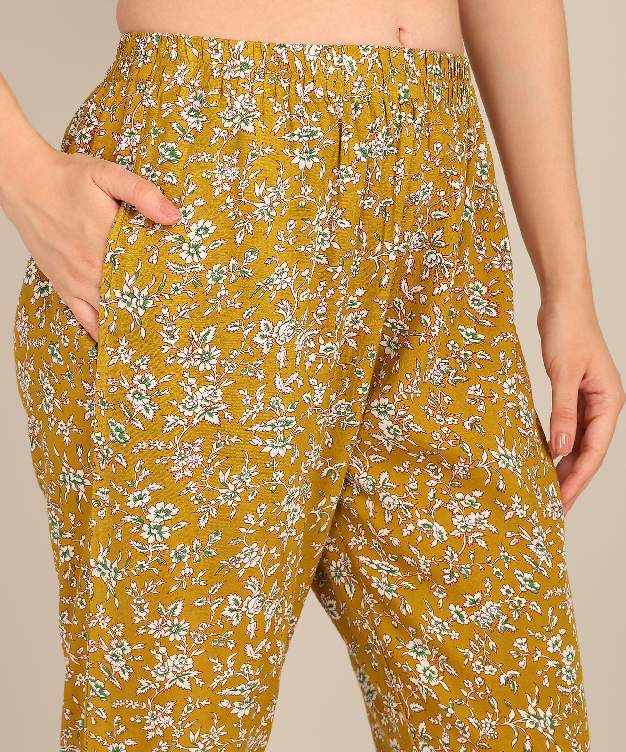 "Golden Hour" Viscose Printed Night Suit